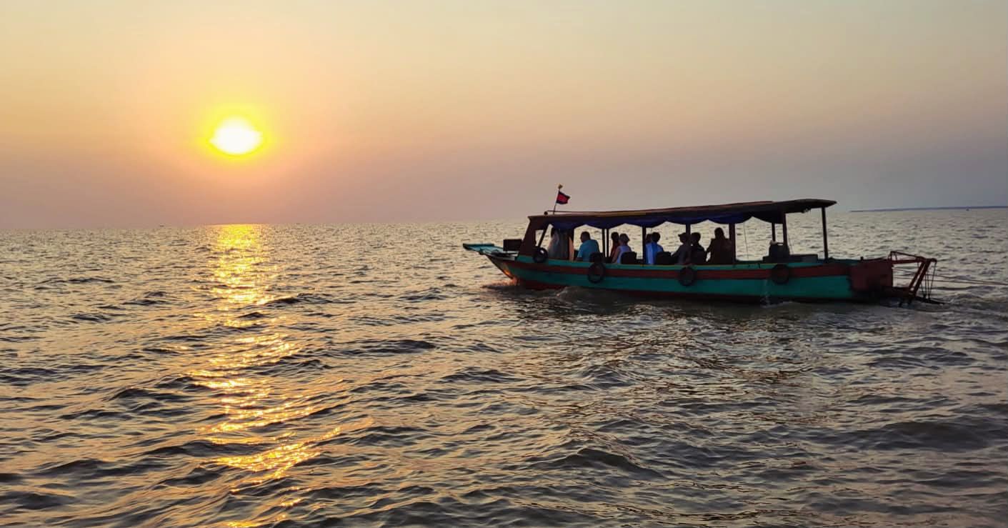 Lake village Cambodia