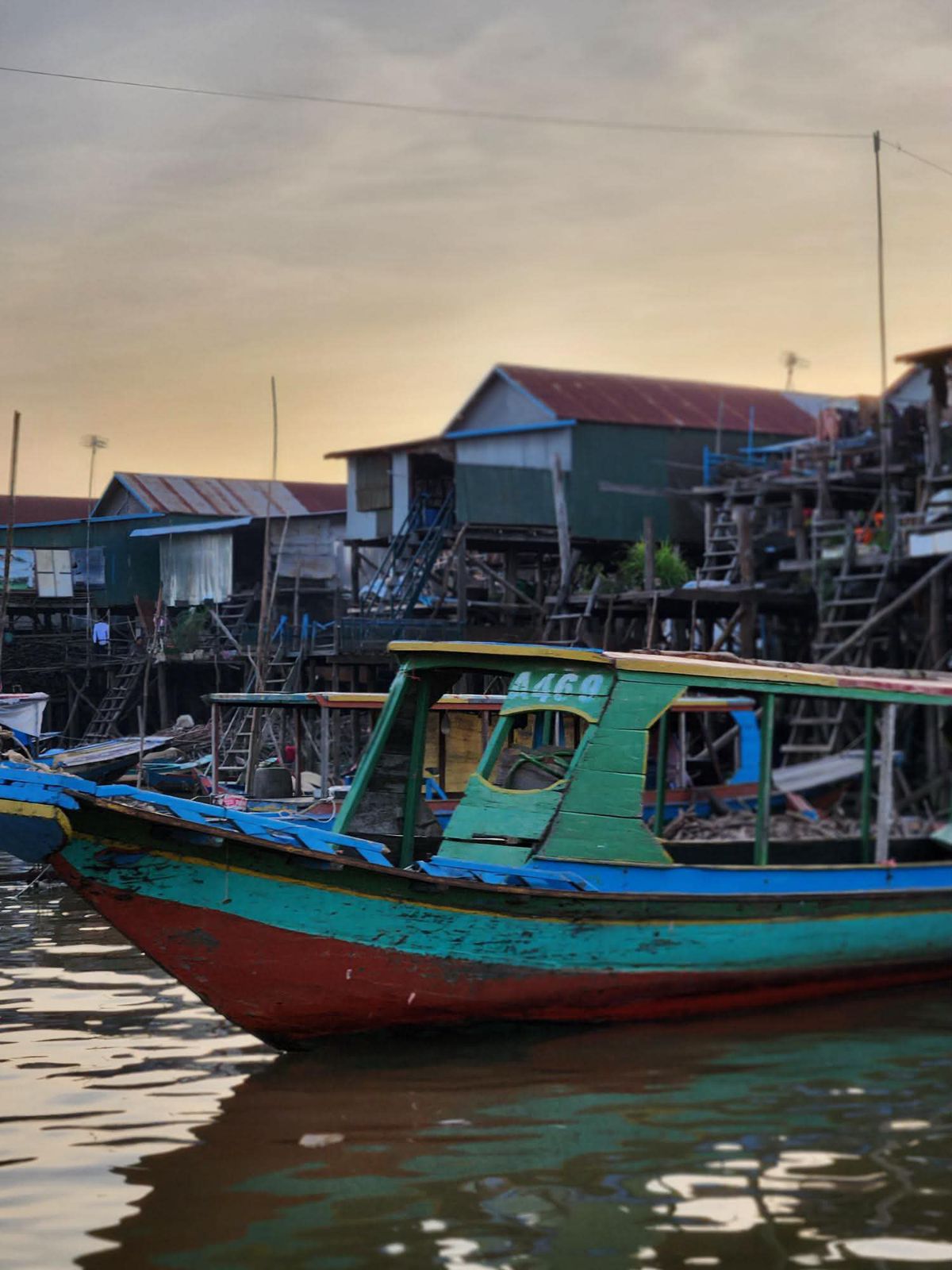Boat on lake
